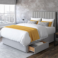 Double divan bed