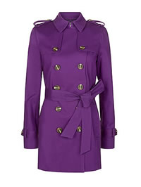 Purple ladies raincoat